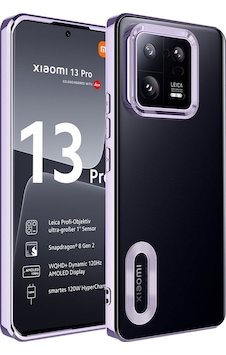 Xiaomi Mi 13 Pro Kılıf Kamera Korumalı Logo Gösteren Zore Omega Kapak Lila Xiaomi Mi 13 Pro Kılıf Kamera Korumalı Logo Gösteren Zore Omega Kapak Lila