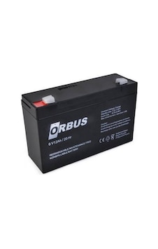 Orbus 6v 12 Ah Akü Kuru Tip (150*50*94) (1.65 Kg) N11.19466