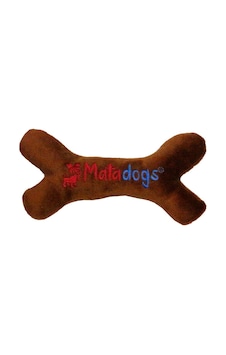Mata Dogs Mini Bone Sesli Peluş Nakışlı Köpek Oyuncağı 18 CM