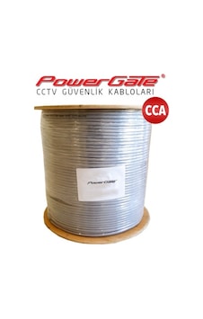 Powergate Cell 250mt, 2+1 2x0,22+0,25 Cca, Cctv Güvenlik Kablosu