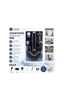 Tudor Tdr-255 Taharetmatik Seti Siyah - El Duşu, Hortum Ve Mafsal, Vakumlu Set Tudor Tdr-255 Taharetmatik Seti Siyah - El Duşu, Hortum Ve Mafsal, Vakumlu Set
