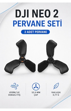 Neo 2 Pervane Seti 2 Adet İşaretli Ve İşaretsiz 3 Kanatlı Yedek Drone Pervanesi Neo 2 Pervane Seti 2 Adet İşaretli Ve İşaretsiz 3 Kanatlı Yedek Drone Pervanesi
