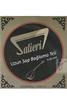 Salieri 0.20 Mm Paslanmaz Takım Tel - Uzun Sap Bağlama Teli 020 Salieri 0.20 Mm Paslanmaz Takım Tel - Uzun Sap Bağlama Teli 020