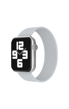 Apple Watch Uyumlu- 38mm Ayarlı Solo Silikon Kordon - Beyaz Apple Watch Uyumlu- 38mm Ayarlı Solo Silikon Kordon - Beyaz