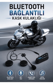 Kask Kulaklığı Motosiklet Intercom Interkom Dinleme Konuşma Özellikli Su Geçirmez Kask Kulaklığı Motosiklet Intercom Interkom Dinleme Konuşma Özellikli Su Geçirmez