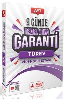 Paraf Akademi 9 Günde Temel Atma Garanti Türev Video Ders Kitabı Paraf Akademi 9 Günde Temel Atma Garanti Türev Video Ders Kitabı