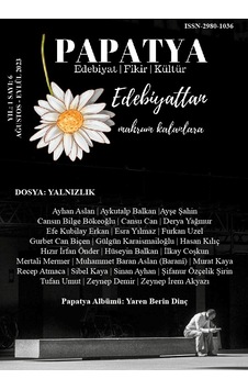 Papatya 6.sayı Ağustos-eylül 2023