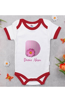 Bk Gift Bk Kids Kişiye Özel Harfli Kırmızı Bebek Body Zıbın-1 Çok Renkli Bk Gift Bk Kids Kişiye Özel Harfli Kırmızı Bebek Body Zıbın-1 Çok Renkli