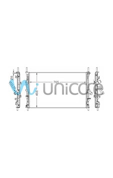 Su Radyatörü Ford Transıt 2.0, 2.2tdcı 2012+ 767 453 / Bk21 8005cc, 1776889, 1789645