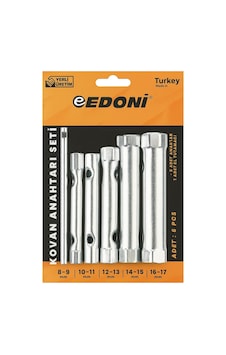 Edoni Kovan Anahtar Seti, 6 Parça, Ergonomik El Tutamağı, Dayanık Edoni Kovan Anahtar Seti, 6 Parça, Ergonomik El Tutamağı, Dayanık
