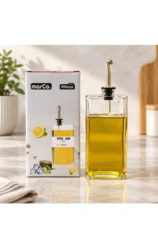 Yassı Cam Yağlık Sirkelik 500 Ml Altın Yassı Cam Yağlık Sirkelik 500 Ml Altın