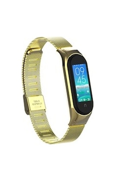 Xiaomi Mi Band 6 Krd-06 Metal Kordon - Gold Xiaomi Mi Band 6 Krd-06 Metal Kordon - Gold