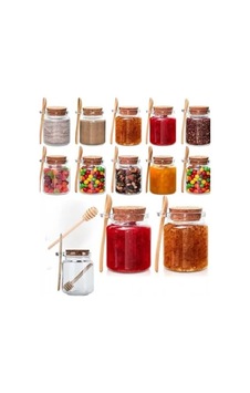 Cam Kavanoz Seti, 350 Ml, Mantar Kapaklı, Bal Kaşığı İle, Mutfak Saklama Kabı 6 Sku: Smg8690010225238 Açık Gri Cam Kavanoz Seti, 350 Ml, Mantar Kapaklı, Bal Kaşığı İle, Mutfak Saklama Kabı 6 Sku: Smg8690010225238 Açık Gri
