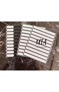 Kartela İçin Stiker Beyaz 10 Adet Kartela İçin Stiker Beyaz 10 Adet