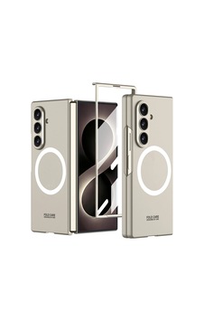 Samsung Galaxy Uyumlu Z Fold 8 Ultra Kılıf Wireless Şarj Özellikli Zore Kıpta M-safe Kapak Titanyum Samsung Galaxy Uyumlu Z Fold 8 Ultra Kılıf Wireless Şarj Özellikli Zore Kıpta M-safe Kapak Titanyum