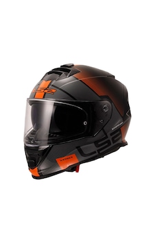 Ls2 Storm 2 Epıc Kapalı Kask Siyah - Turuncu Ls2 Storm 2 Epıc Kapalı Kask Siyah - Turuncu