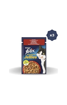 Felix Kedi Yaş Mama Sensation Sığır Domatesli 85 Gr - 3 Adet Besleyici Lezzetli Mama Felix Kedi Yaş Mama Sensation Sığır Domatesli 85 Gr - 3 Adet Besleyici Lezzetli Mama