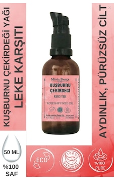 Minia Bahçe Soğuk Sıkım Kuşburnu Çekirdeği Yağı 50 ML Minia Bahçe Soğuk Sıkım Kuşburnu Çekirdeği Yağı 50 ML