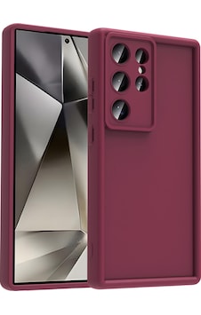 Galaxy S24 Ultra Kılıf Kamera Korumalı Zore Ananas Kapak Mürdüm Galaxy S24 Ultra Kılıf Kamera Korumalı Zore Ananas Kapak Mürdüm