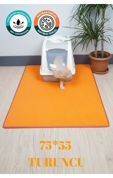 75x55 Cm Turuncu Kedi Tuvaleti Kumu Paspası Kedi Matı Tuvalet Dahil Değildir Turuncu 75x55 Cm Turuncu Kedi Tuvaleti Kumu Paspası Kedi Matı Tuvalet Dahil Değildir Turuncu