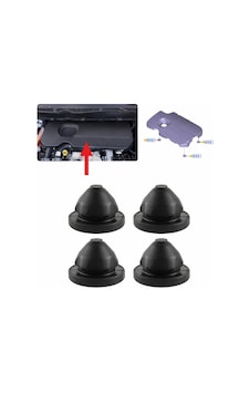 Focus Ve Courier Uyumlu 1.5 Duratorq Motor Üst Kapağı Alt Takoz Takımı 4 Adet F1fq-6a994-aa