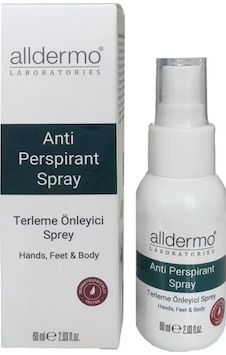 Alldermo Vücut Terleme Önleyici Sprey 60 Ml