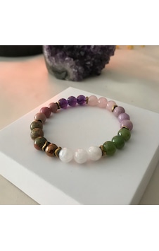 Zarmanstore Eşler Arası Uyum, Aşk Ve Dişil  Bilekliği Çok Renkli