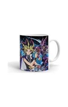Yu Gi Oh Baskılı Seramik Beyaz Kupa Yu Gi Oh Baskılı Seramik Beyaz Kupa