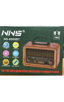 Nns Ns-8069bt Bluetooth Usb Nostaljik Şarjlı Radyo Nns Ns-8069bt Bluetooth Usb Nostaljik Şarjlı Radyo