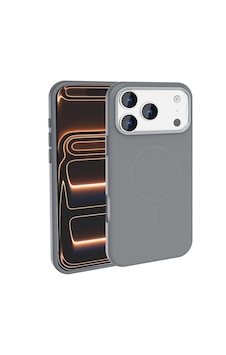 Zore Apple iPhone Uyumlu 17 Pro Max Kılıf M-safe Şarj Özellikli Metal Kamera Çerçeveli Edi Silikon Kapak Gri Zore Apple iPhone Uyumlu 17 Pro Max Kılıf M-safe Şarj Özellikli Metal Kamera Çerçeveli Edi Silikon Kapak Gri