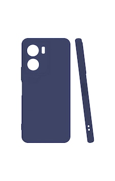 Zore Vivo Y16 Kılıf Omsy Biye Silikon - Lacivert Zore Vivo Y16 Kılıf Omsy Biye Silikon - Lacivert