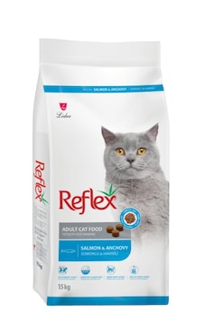Reflex Somonlu ve Hamsili Yetişkin Kedi Maması 15 KG