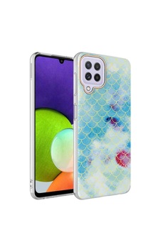 Galaxy A22 4g Kılıf Zore Bella Kapak Mavi Galaxy A22 4g Kılıf Zore Bella Kapak Mavi