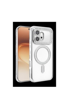 Huawei Honor 600 Joke Simli Magneticsafe Kılıf - Gümüş Huawei Honor 600 Joke Simli Magneticsafe Kılıf - Gümüş