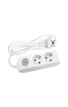 Viko Multi-let 2'li Grup Priz Anahtarlı Topraklı Çocuk Korumalı 3 Metre Beyaz - 90117203