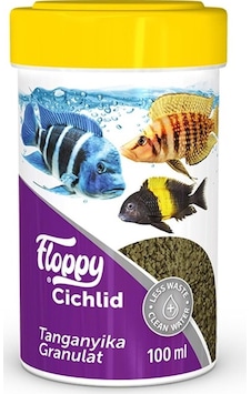 Floppy Cichlid Tanganyika Granulat 100ml/40gr Floppy Cichlid Tanganyika Granulat 100ml/40gr