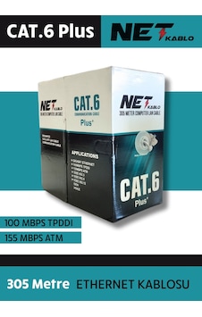 Cat6 305m Metre Utp Cat6 Kablo Ether Kablosu Cat6 Plus