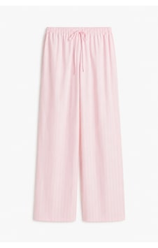 Lilly Petalia Pembe Beyaz Çizgili Pijama Altı Pembe Pembe