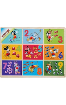 Ahşap Bultak Puzzle Disney Sayılar 9 Parça Ahşap Bultak Puzzle Disney Sayılar 9 Parça