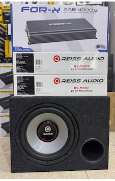 Rs-ux12 30cm Subwoofer Rs-m8df 20cm Midrange İki Takım Xae-4000.5 5 Kanallı Anfi Set Rs-ux12 30cm Subwoofer Rs-m8df 20cm Midrange İki Takım Xae-4000.5 5 Kanallı Anfi Set