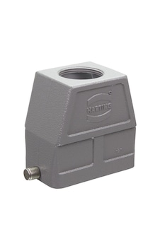 Harting Han 10B Metal Konnektör Kaputu Yan Giriş M32 Heavy Duty Connector Hood 19300100547 Harting Han 10B Metal Konnektör Kaputu Yan Giriş M32 Heavy Duty Connector Hood 19300100547