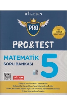 Bilfen 5.sınıf Pro&test Matematik Soru Bankası Yeni Müfredat