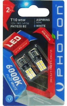 T10 W5w 6+6 12v Canbus Park Led 2li Blister T10 W5w 6+6 12v Canbus Park Led 2li Blister