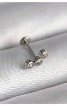 Zirkon Taşlı Çelik Tragus Piercing 6mm 1.2mm Kalınlık Çok Renkli 76083196 Zirkon Taşlı Çelik Tragus Piercing 6mm 1.2mm Kalınlık Çok Renkli 76083196