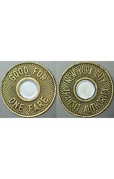 New York Ulaşım Jetonu 1989-1995 Bimetal 22 Mm New York Ulaşım Jetonu 1989-1995 Bimetal 22 Mm