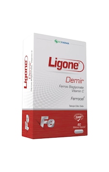 Ligone Demir 60 Bitkisel Kapsül X2 Adet