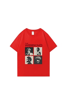 Flood Of Style Saat Sonra Hafta İçi Albüm Grafik T Shirt Erkek Kadın Vintage Hip Hop Streetwear Boy Kısa Kol Kırmızı Flood Of Style Saat Sonra Hafta İçi Albüm Grafik T Shirt Erkek Kadın Vintage Hip Hop Streetwear Boy Kısa Kol Kırmızı