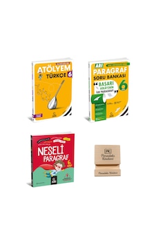 Arı 6. Sınıf Türkçe Atölyem Paragraf Soru Bankası Ve Neşeli Paragraf 3lü Set + Telefon Standı Arı 6. Sınıf Türkçe Atölyem Paragraf Soru Bankası Ve Neşeli Paragraf 3lü Set + Telefon Standı