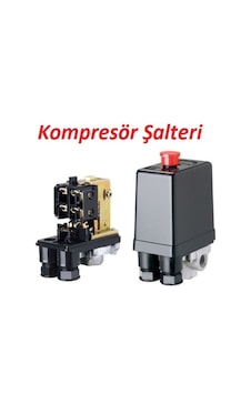 Kompresör Şalter Otomatigi 3 Yollu 220 V (ayarlı Basınç Şalteri) Kompresör Şalter Otomatigi 3 Yollu 220 V (ayarlı Basınç Şalteri)