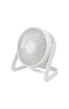 Masa Üstü Klima Usb Girişli Sessiz Taşınabilir Mini Fan Usb Vantilatör Beyaz